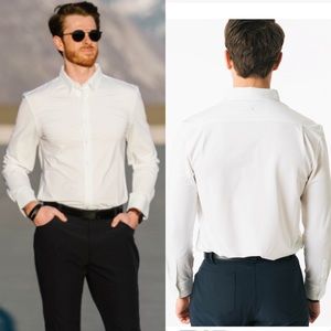 NWT Everywhere Button Up Dress shirt by Zyia